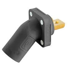 Male Angled Receptacle, Bus Bar Mount