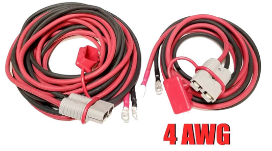 4 GAUGE 24 FT & 6 FT UNIVERSAL QUICK CONNECT WIRING KIT, TRAILER MOUNTED WINCH