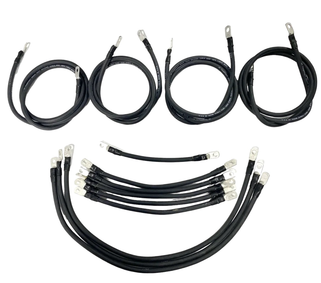 13pc EZGO TXT PDS Golf Cart Battery Cables 36 Volt 36V - 4 Gauge Set