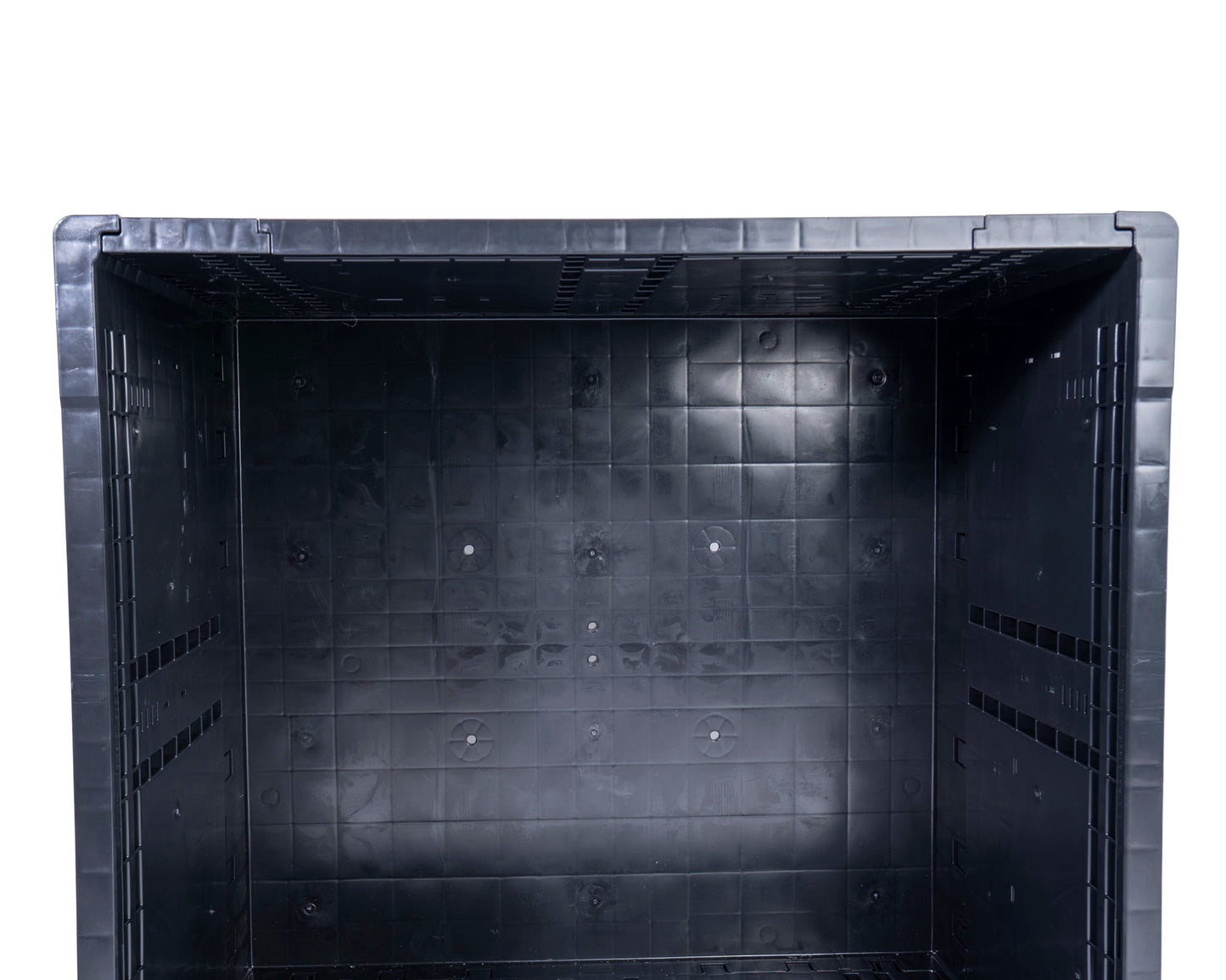 WireandSupply.com 48" x 45" x 34" – Collapsible Bulk Container With Drop Doors/LID
