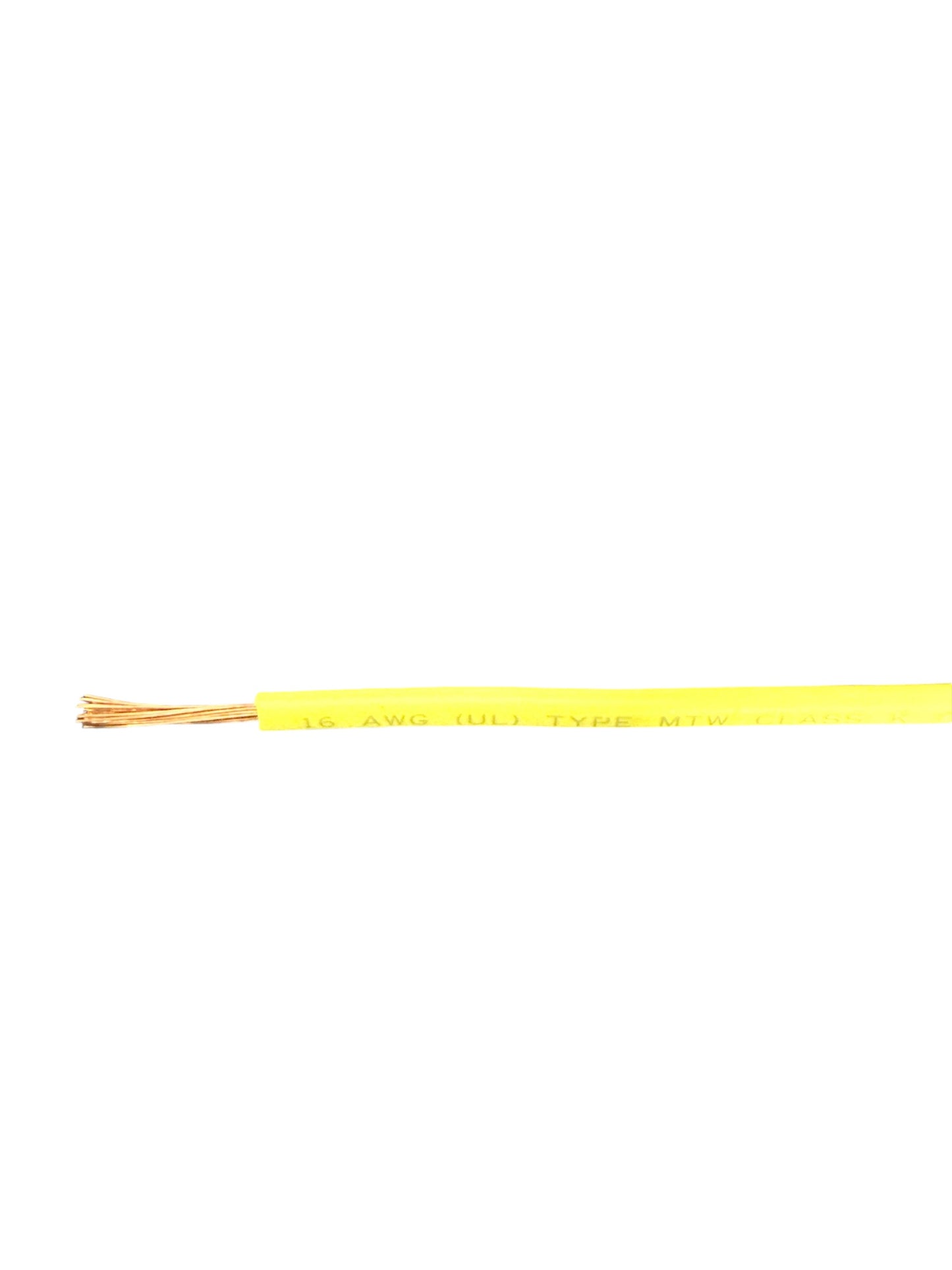 16 AWG MTW/UL1015 PRIMARY WIRE (26/30 XBC) STRANDS COPPER POWER WIRE.