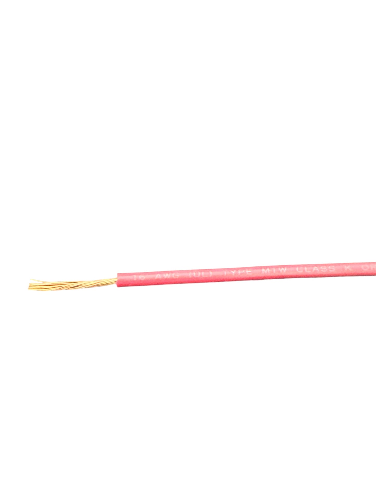 16 AWG MTW/UL1015 PRIMARY WIRE (26/30 XBC) STRANDS COPPER POWER WIRE.