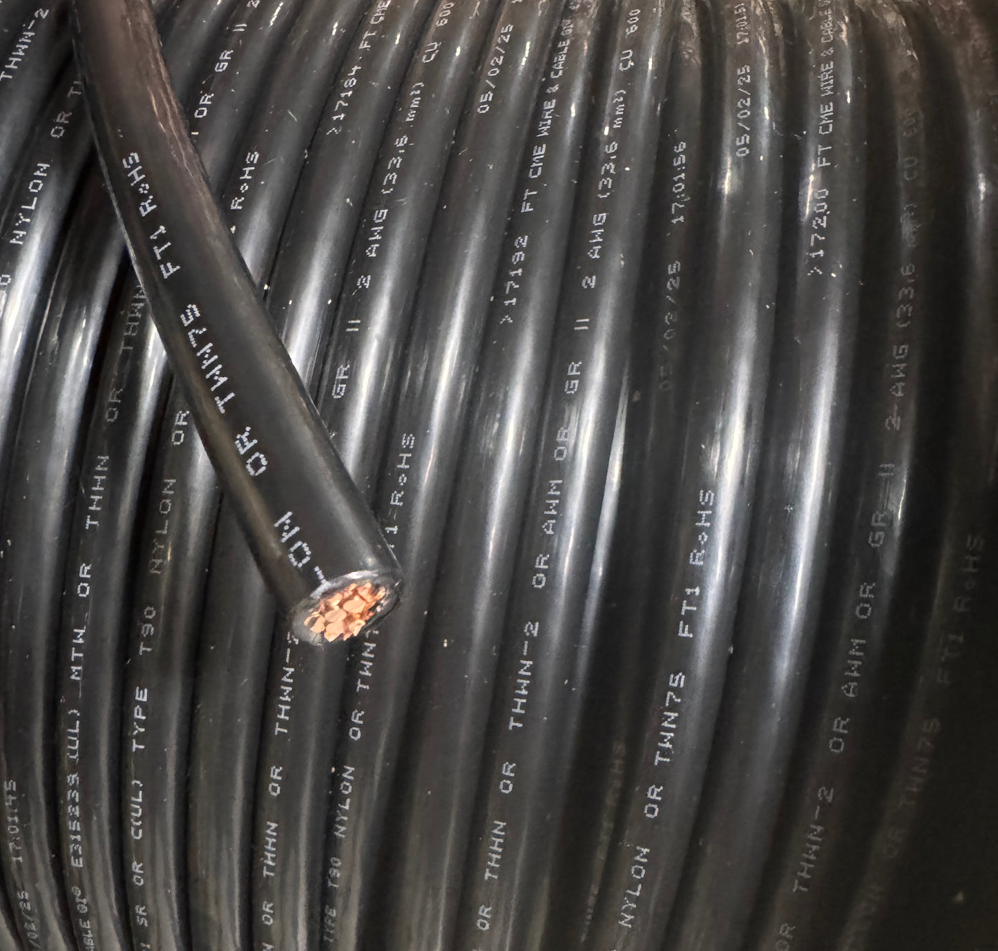 THHN THWN-2 Stranded Copper Building Wire