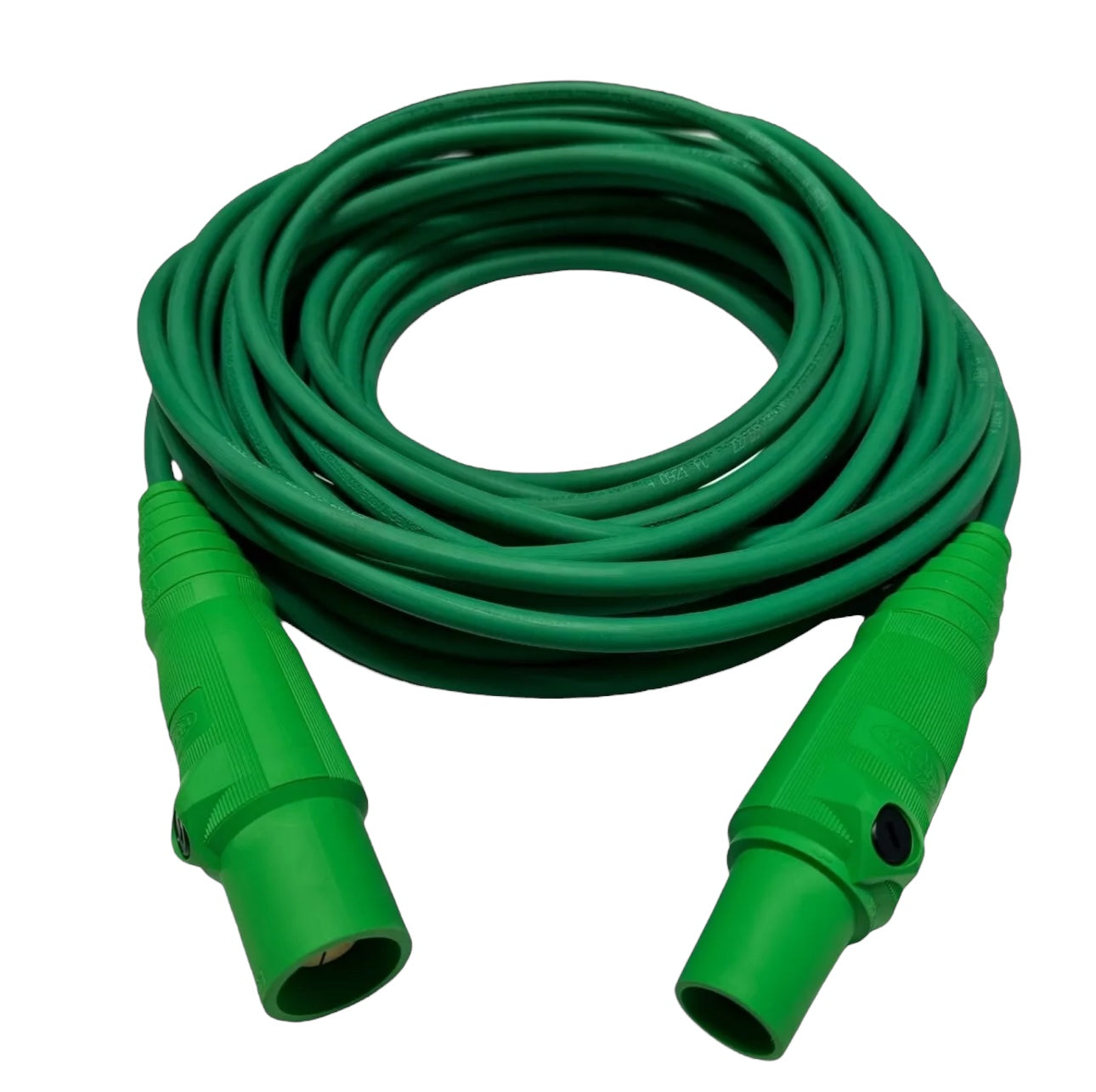 CAMLOCK #6 GREEN FEEDER ENTERTAINMENT CAMLOCK CABLE M/F 600V