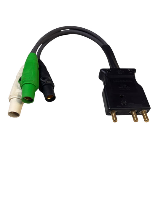 Hubbell Snake Bite Stage Pin Adapter 100 Amp 125V (Male)