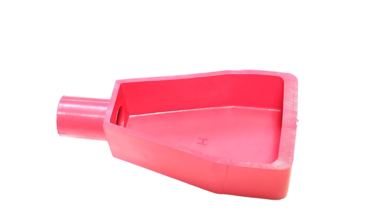 Top Post Battery Terminal FLEXIBLE PVC Boot Cover 2pk Red / Black