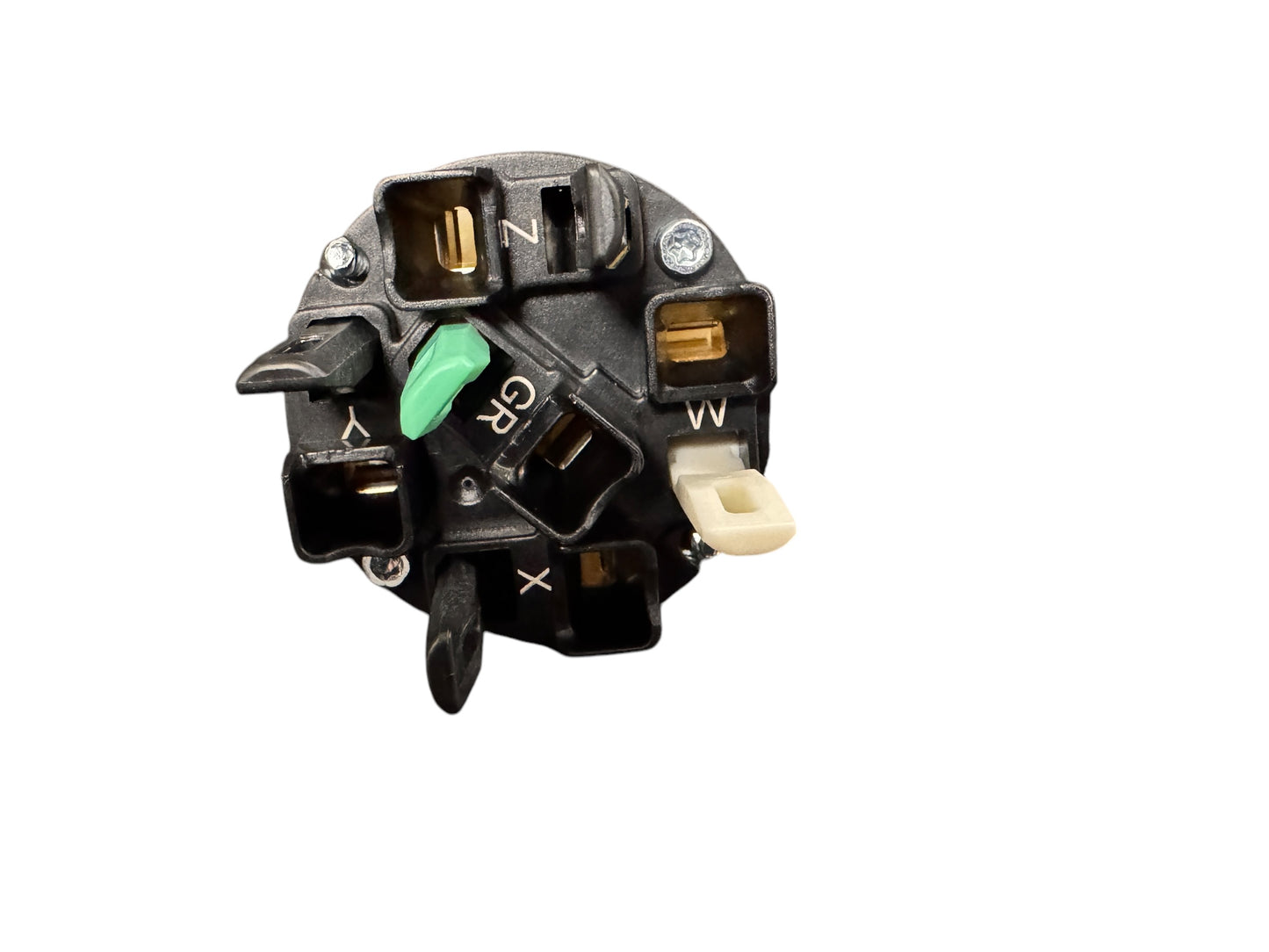 HUBBELL HBL2811ST Edge Connect Twist lock Male Plug, 30A 3-Phase 120/208V AC, 4-Pole 5-Wire Grounding, L21-30P, Screwless Terminal, Black and White