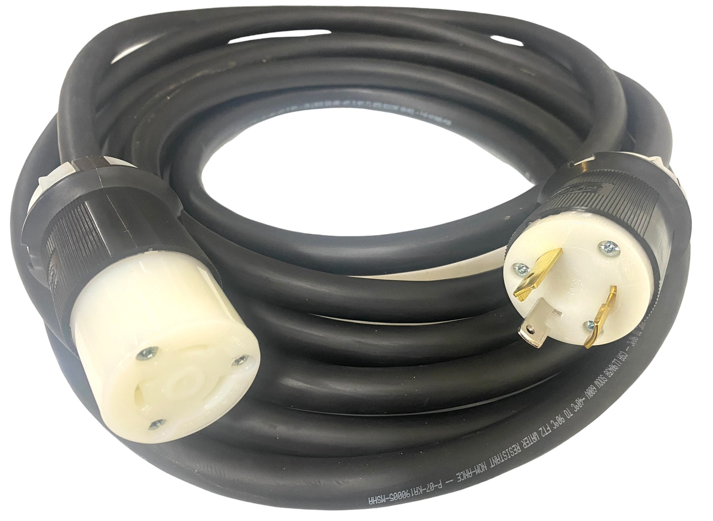 20 AMP ENTERTAINMENT CABLE GENERATOR POWER CABLE L5-20 125V SOOW 12/3 600V M/F