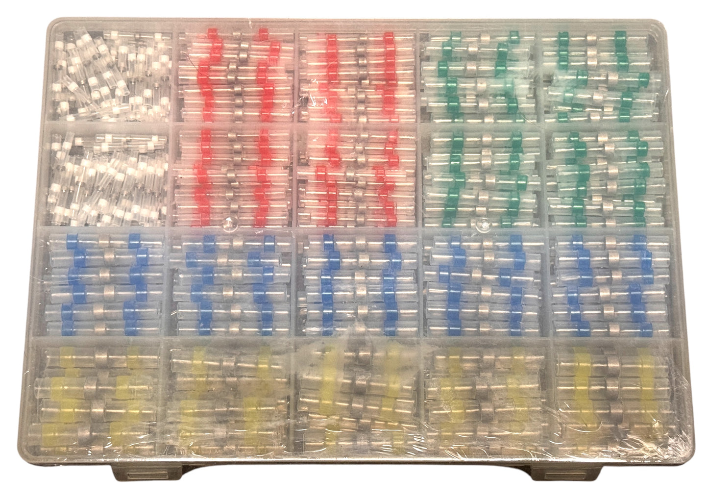 350 Pcs Solder Seal Wire Connectors Heat Shrink Butt Connectors Kit Marine Waterproof Wiring Electrical Cable Splice Terminals for Boat Automotive RV Trailer