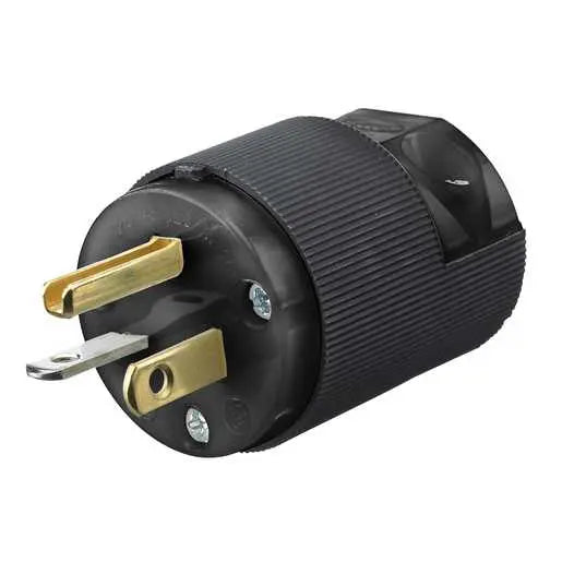 Hubbell HBL5366CM2 20A 125V U/G EDISON MALE PLUG