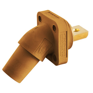 HUBBELL Single Pole Products, 300/400A Series, Receptacle, Angled Female, Buss Connection
