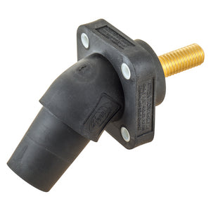 HUBBELL Single Pole Products, 300/400A Series 16, Female Receptacle, Angled, (Threaded Stud)