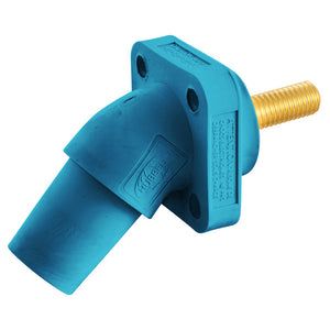 HUBBELL Single Pole Products, 300/400A Series 16, Female Receptacle, Angled, (Threaded Stud)