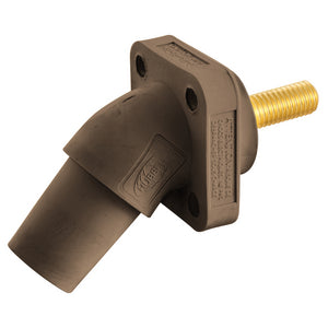 HUBBELL Single Pole Products, 300/400A Series 16, Female Receptacle, Angled, (Threaded Stud)