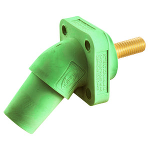 HUBBELL Single Pole Products, 300/400A Series 16, Female Receptacle, Angled, (Threaded Stud)
