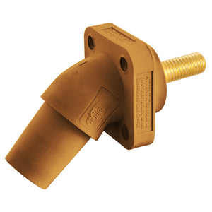 HUBBELL Single Pole Products, 300/400A Series 16, Female Receptacle, Angled, (Threaded Stud)