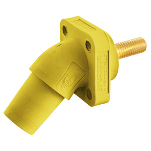 HUBBELL Single Pole Products, 300/400A Series 16, Female Receptacle, Angled, (Threaded Stud)
