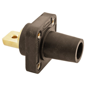 Hubbell Single Pole Devices, Industrial Grade, Female Bus Receptacle, 300/400A 600V AC/DC, Single Conductor