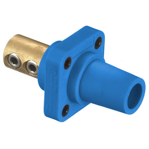 HUBBELL Heavy Duty Female, Panel Mount Receptacle, 300/400A 600V AC/DC, Single Conductor, SERIES 16 Set Screw