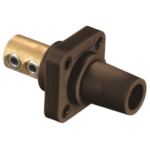 HUBBELL Heavy Duty Female, Panel Mount Receptacle, 300/400A 600V AC/DC, Single Conductor, SERIES 16 Set Screw