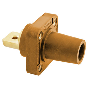 Hubbell Single Pole Devices, Industrial Grade, Female Bus Receptacle, 300/400A 600V AC/DC, Single Conductor