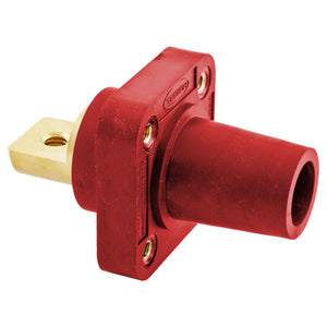 Hubbell Single Pole Devices, Industrial Grade, Female Bus Receptacle, 300/400A 600V AC/DC, Single Conductor