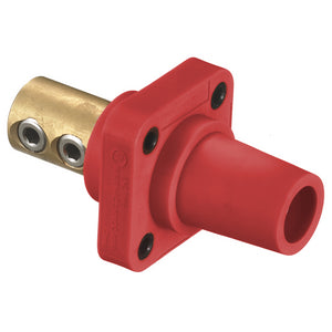 HUBBELL Heavy Duty Female, Panel Mount Receptacle, 300/400A 600V AC/DC, Single Conductor, SERIES 16 Set Screw
