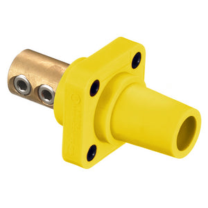 HUBBELL Heavy Duty Female, Panel Mount Receptacle, 300/400A 600V AC/DC, Single Conductor, SERIES 16 Set Screw