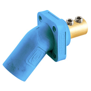 HUBBELL Heavy Duty Male,(ANGLED) Panel Mount Receptacle, 300/400A 600V AC/DC, Series 16, Set Screw