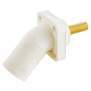 HUBBELL Single Pole Products, 300/400A Series 16, Male Receptacle, Angled, (Threaded Stud)