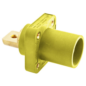 Hubbell Single Pole Devices, Industrial Grade, Male Bus Receptacle, 300/400A 600V AC/DC, Single Conductor