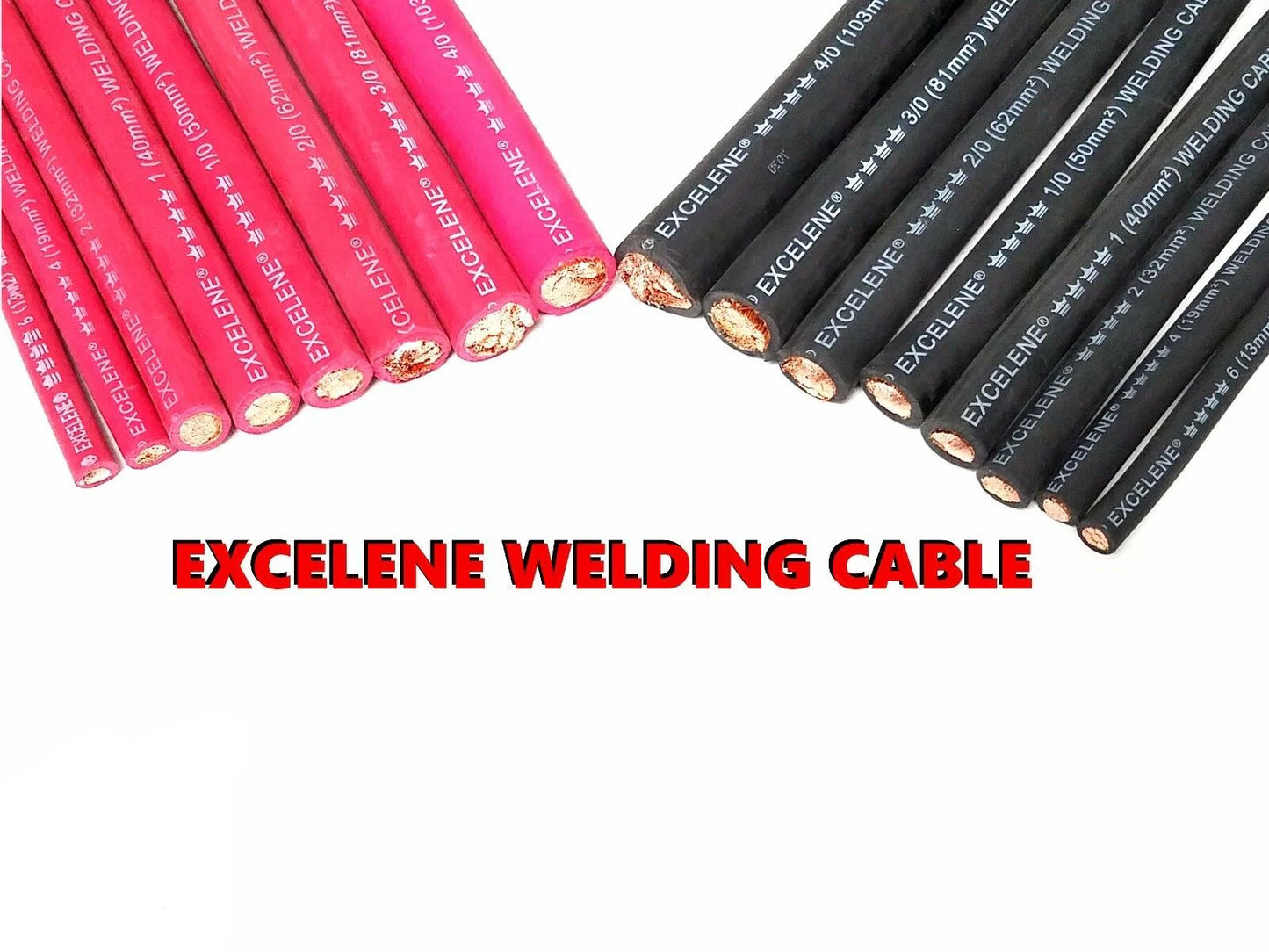EXCELENE Battery and Welding Cable Copper 4/0 TO 6 Gauge.