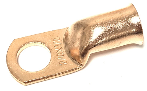 BARE COPPER BATTERY CABLE LUGS