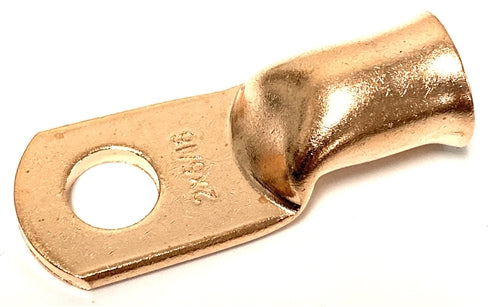 BARE COPPER BATTERY CABLE LUGS