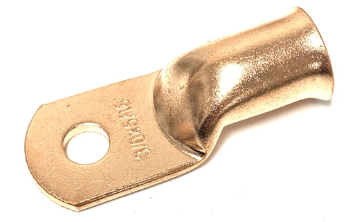 BARE COPPER BATTERY CABLE LUGS