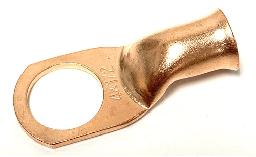 BARE COPPER BATTERY CABLE LUGS