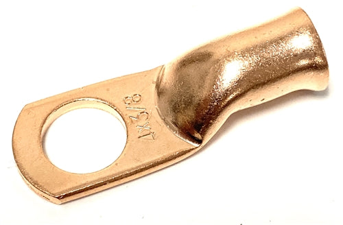 BARE COPPER BATTERY CABLE LUGS