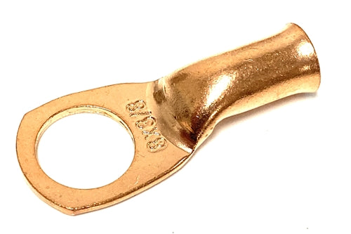 BARE COPPER BATTERY CABLE LUGS