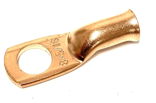 BARE COPPER BATTERY CABLE LUGS