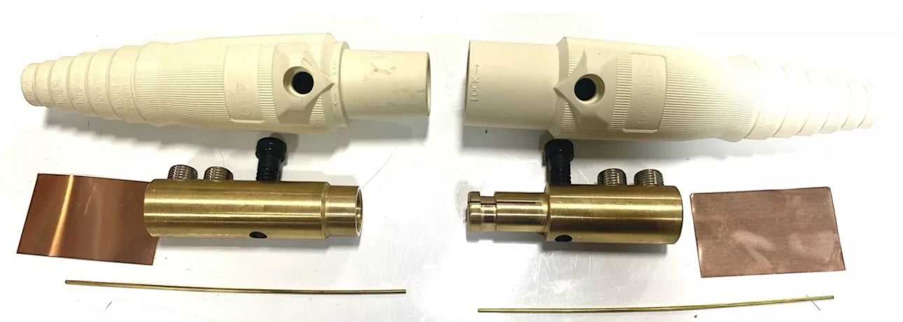 Hubbell SERIES 16 SINGLE POLE DEVICE (CAMLOCK) HBL300F/HBL300M Pair 6G-2/0