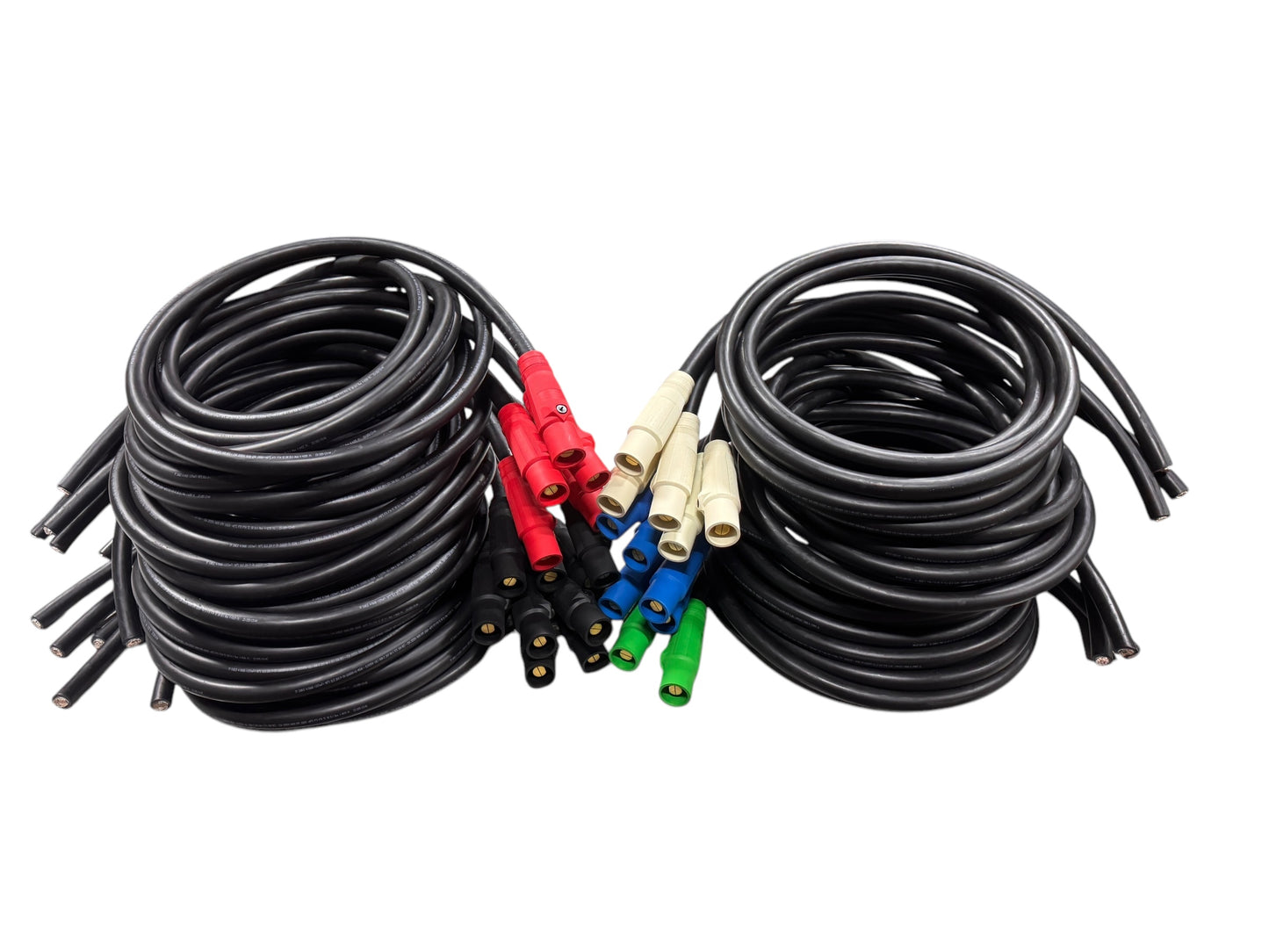 CAM LOCK 4/0 DLO Entertainment ,Generator Power Pigtail Cables 27pc -10ft  240v