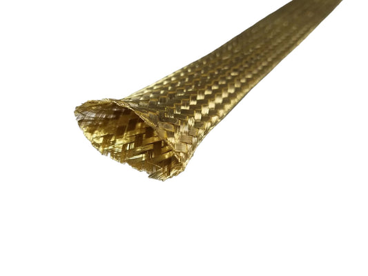 BRASS FLAT BRAID GROUND STRAP