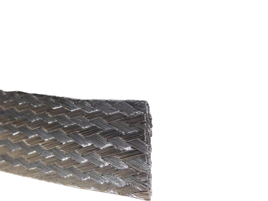 Tinned Copper Flat Braid Ground Strap