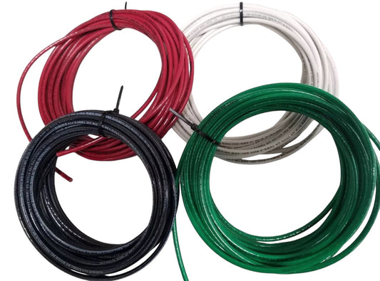 10 GAUGE THHN THWN-2 600V COPPER STRANDED (4 colors, BLACK,WHITE,RED,GREEN)