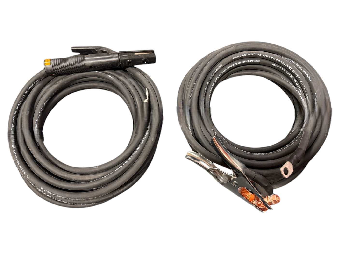 MILLER ELECTRIC EXCELENE Stick Electrode Holder & Ground Cable #2/0, 50 ft ea