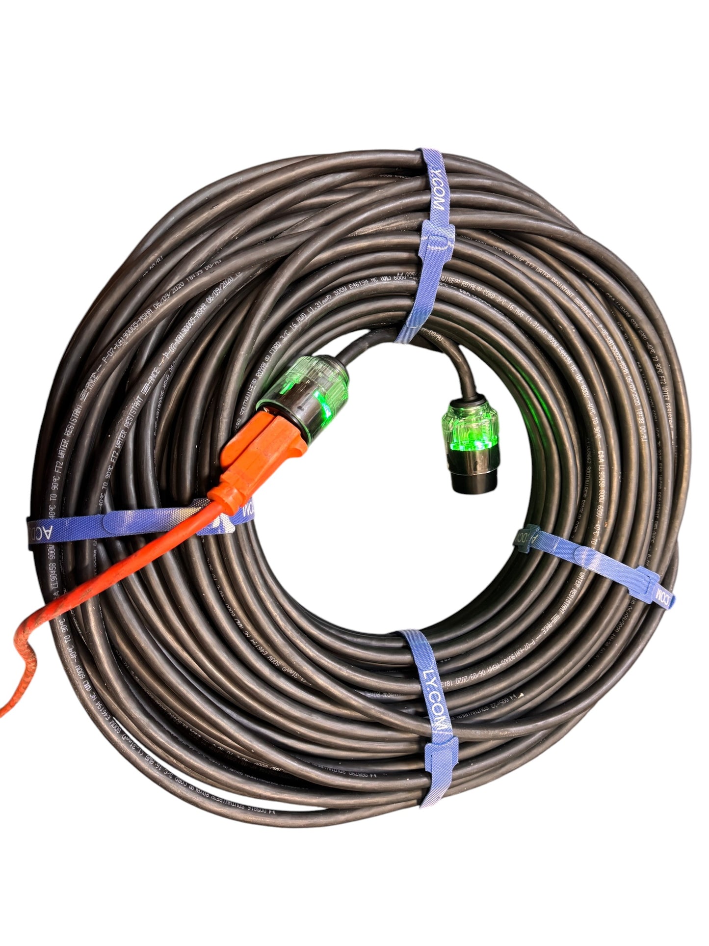 ILLUMINATED LED Power Extension Cords SOOW 16/3 NEMA 5-15