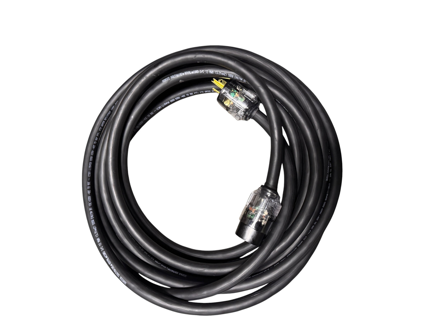 ILLUMINATED LED Power Extension Cords SOOW 12/3 NEMA 5-20