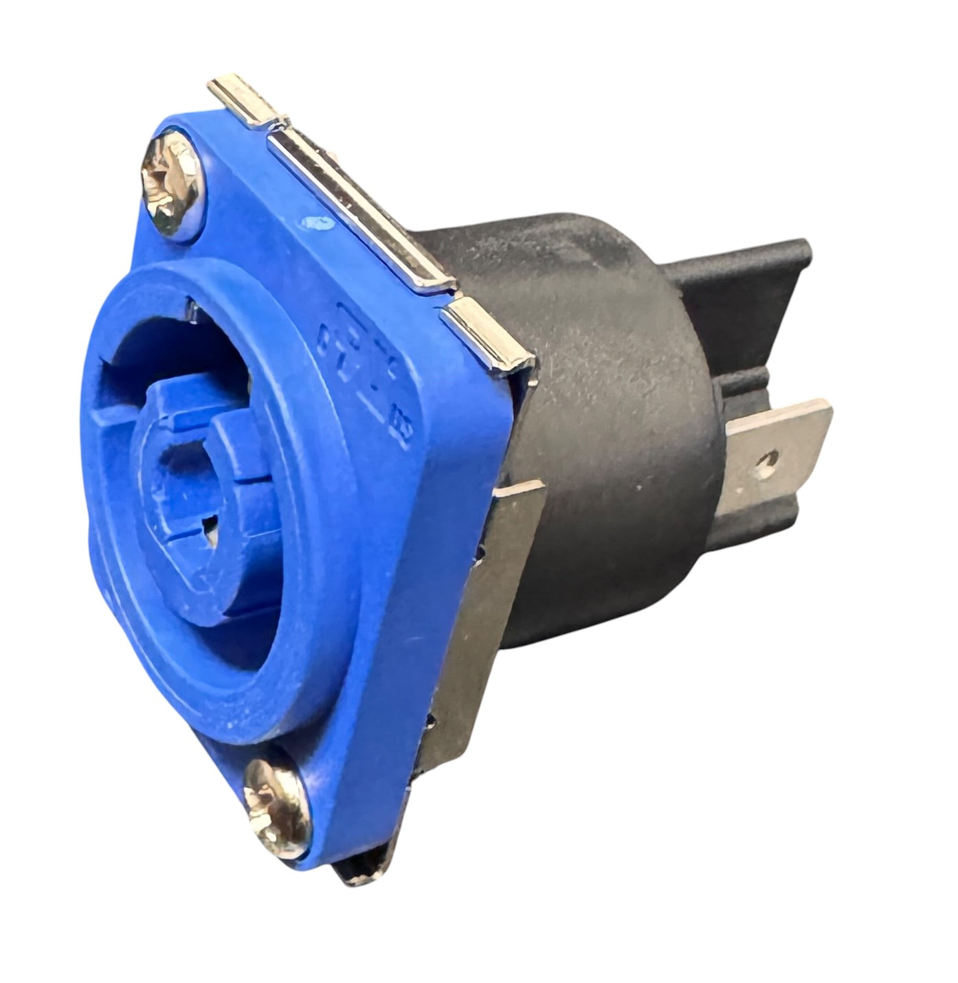 Hubbell Locking Devices, Twist-Lock,Insul-Lock Inline Connectors, 25 Amp, Power In, Powercon Style  Blue Set