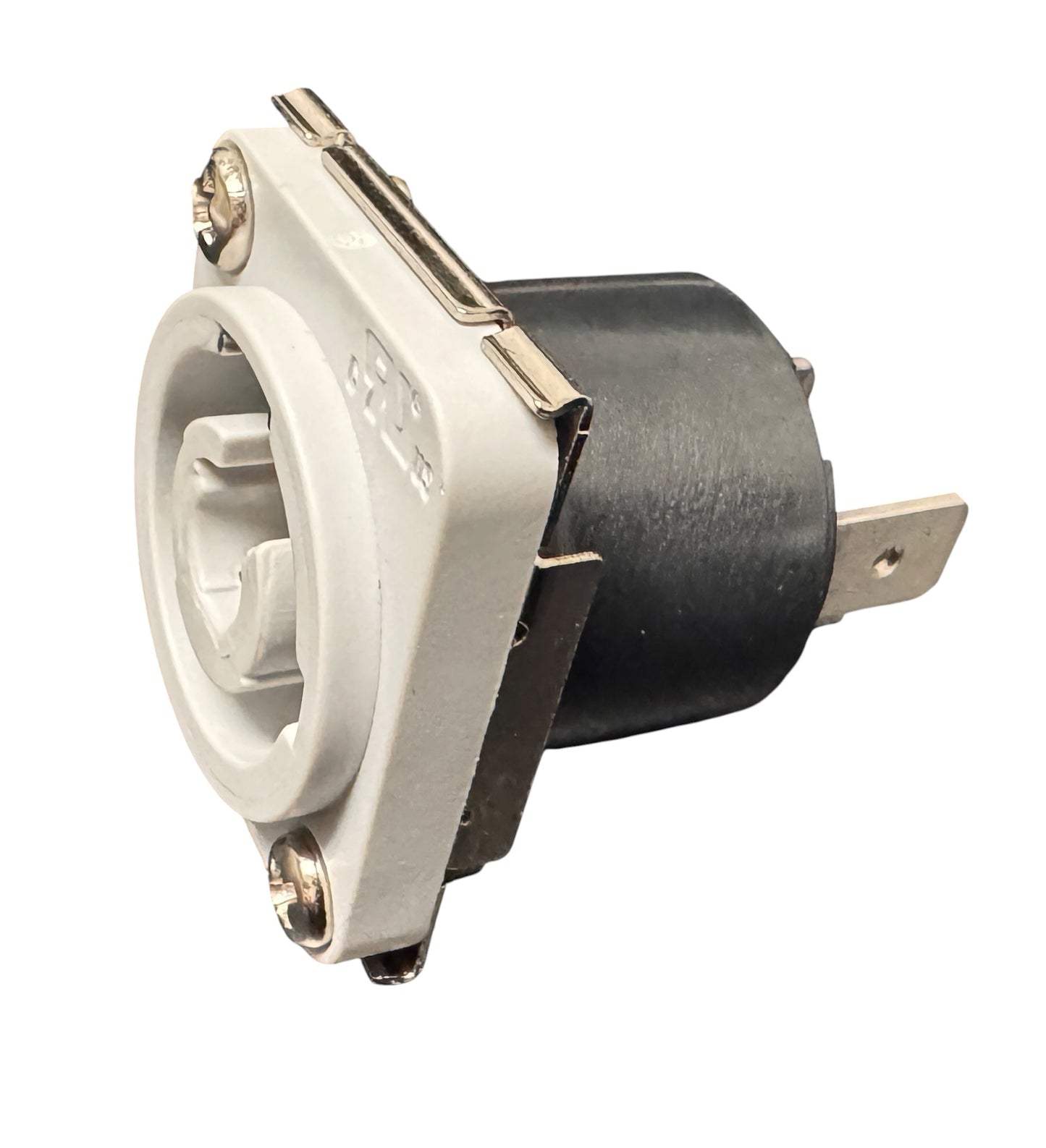 Hubbell Locking Devices, Twist-Lock,Insul-Lock Inline Connectors, Power Con Style 25 Amp, Power Out, Gray Set