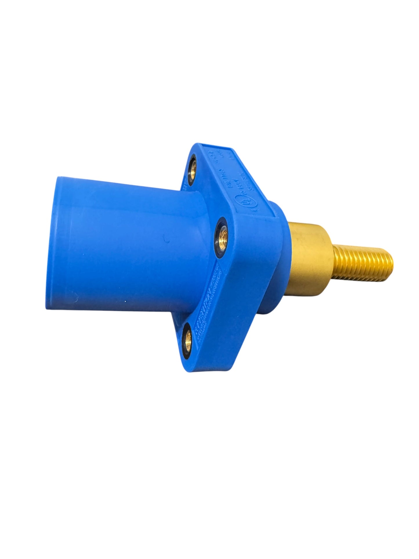HUBBELL Series 16 Single Pole Devices, Male, STRAIGHT EXTENDED Receptacle, 300/400A 600V AC/DC, Single Conductor, (Threaded Mount Holes)